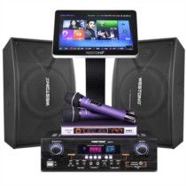 威斯汀Westding 118點歌機套裝評測 專業(yè)卡包設備打造家庭KTV高性價比之選